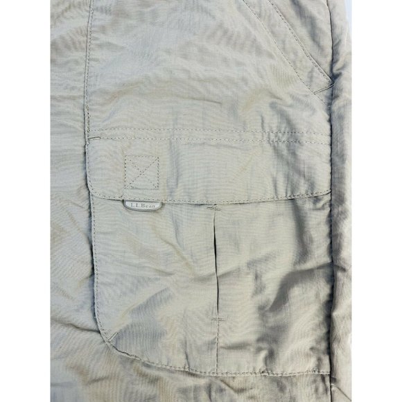 VTG 90s L.L. Bean Men’s Large Tall Convertible Zip Off Hiking Trail Cargo Pants - Picture 3 of 10